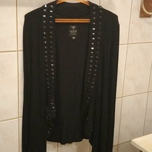 Black cardigan